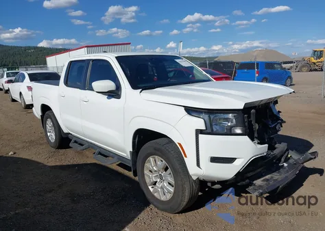 2022 Nissan Frontier Sv 4X4 z USA, uszkodzony, nr VIN 1N6ED1EK6NN674493